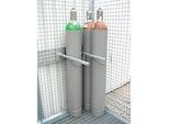Haltevorrichtung für 3 Gasflaschen, Tragfähigkeit 150 kg