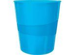 LEITZ® Papierkorb WOW, 15 Liter, blau