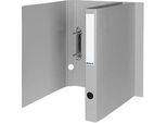 Ringhefter Biella Viria®, für DIN A4, bis 150 Blatt, 2 Ringe Ø 25 mm, mit Griffloch, L 255 x B 31 x H 320 mm, Pappe, grau