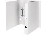 Ringhefter Biella Viria®, für DIN A4, bis 150 Blatt, 2 Ringe Ø 25 mm, mit Griffloch, L 255 x B 31 x H 320 mm, Pappe, weiss