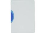 Klemmhefter Kolma Easy Plus, A4, für bis zu 30 Blatt, transparenter KolmaFlex-Kunststoff, mit blauer Klemme