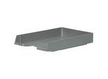 Briefkorb Biella Parat-Plast, für Dokumente bis zu C4, L 350 x B 245 x H 60 mm, grau
