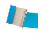 Projekthängemappe Biella Original, für DIN A4, L 370 x B 295 x H 10,5 mm, Karton, blau