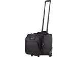 LIGHTPAK Businesstrolley Pioneer, mit Tragegriff und Rollen, Polyester, schwarz