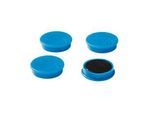 Haftmagnete, Ø 40 mm, Haftkraft ca. 1200 g, 4 Stück, blau