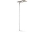 Stehleuchte UNILUX NEXUS LED, Sensortechnik, 4000 K, 40000 Stunden, für bis zu 2 Arbeitsplätze, Sockel, weiss