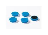 Haftmagnete, Ø 30 mm, Haftkraft ca. 700 g, 5 Stück, blau