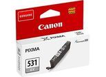 Original Canon Tintenpatrone CLI-531 GY (6122C001), bis zu 515 Seiten, Einzelpack, grau