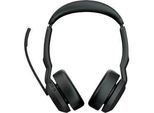 Headset Jabra Evolve2 55 link380a Stereo, Reichweite bis 30 m, bis 10 h, UC-optimiert, schwarz