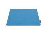 Mauspad Sigel Eyestyle, B 250 x T 200 x H 7 mm, Textiloberfläche aus Recycling-PET, hellblau/dunkelgrau