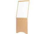 Flipchart Rocada RD-60 ECO, recycelbar, integrierter Griff, B 650 x H 950 mm, braun