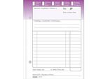 Oneco Kombiblock, A6, violett/weiss, 5 Blocks