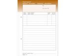 Oneco Tagesrapporte, A5, braun/weiss, 5 Blocks