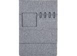 KOLMA Multifunktions-Mausmatte, aus RPET, zusammenklappbar, mit Stifte- und Smartphonehalterung, B 215 x H 315 mm, grau