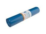 Deiss PREMIUM PLUS® Abfallsäcke, Recycling-LDPE, reissfest, B 700 x H 1100 mm, 120 liter, 31 µm, blau, 250 Stück
