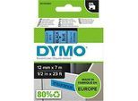 DYMO® Schriftbandkassette D1 45016, 12 mm breit, blau/schwarz