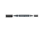 STAEDTLER Permanent-Marker Lumocolor duo, schwarz, 10 St.