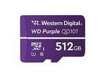 WD Purple WDD512G1P0C-85AEL0 - Flash-Speicherkarte - 512 GB - UHS-I U1 / Class10 - microSDXC - lila