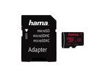 Hama - Flash-Speicherkarte (microSDXC-an-SD-Adapter inbegriffen) - 64 GB - UHS Class 3 - microSDXC UHS-I