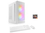 CSL PC "Spectrum V28320", weiß, Microsoft Windows 11 Home (64 Bit), 32 GB RAM 1.000 GB SSD, Desktop-PCs, PC