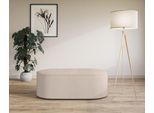 andas Polsterhocker »EIVIND Sitzhocker, Masse: B/T/H: 142/70/48 cm«, auch in Bouclé und Feincord, mit Wellenunterfederung