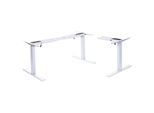 Gestell MCW-D40, variables Tischgestell für Eck-Schreibtisch, elektrisch höhenverstellbar Memory 45kg ~ weiß