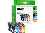 Tintenpatrone KMP, ersetzt Brother LC223VAL (LC-223VAL), bis 550 Seiten, Multipack, CMYK