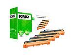 Toner KMP, ersetzt Brother TN243 CMYK, bis 1000 Seiten, Multipack, CMYK
