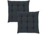Xxxl Stuhlkissen , Textil , 2-teilig , Uni , 40x40 cm , Oeko-Tex® Standard 100 , Heimtextilien, Wohntextilien, Sitzkissen