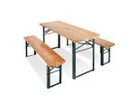 Pinolino® Garten-Kindersitzgruppe »Kinderfestzeltgarnitur Sepp«, (Set, 3 tlg.)