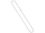 Kette ohne Anhänger JOBO "Doppel-Ankerkette", grau (platin 950), Halsketten, Damen, Platin 950, L: 45, 950 Platin 0,9 mm 45 cm