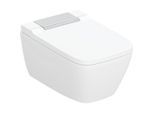 Geberit AquaClean Sela Square Wand-Dusch-WC Komplettanlage, mit WC-Sitz weiß-alpin/chrom 146250211 146250211