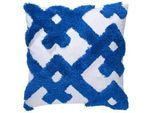 Xxxl Zierkissen , Blau , Textil , Uni , 45x45 cm , Oeko-Tex® Standard 100 , Heimtextilien, Wohntextilien, Kissen, Zierkissen