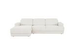 Mid.you Ecksofa , Weiß , Textil , Ottomane links, Eckteil, L-Form , 293x204 cm , Made in Eu , Wohnzimmer, Sofas & Couches, Wohnlandschaften, Ecksofas