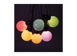 KONSTSMIDE Lichterkette »Solar Globe 10 LEDs Mehrfarbig«, 10 St.-flammig