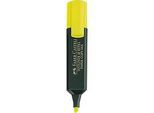 Textmarker von FABER-CASTELL, gelb, 10 Stück