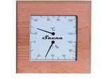 Sentiotec Thermo-Hygrometer | 225-THD | Quadrat | Red Cedar