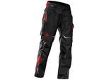 Kübler Pulsschlag Hose 2324 schwarz/mittelrot Größe 102