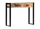 vidaXL Konsolentisch 90 x 30 x 75 cm Massivholz Mango