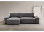 Ecksofa WERK2 "Amsterdam, zeitlos und elegant, Breite 300cm, L-Form", schwarz (jet schwarz), B:300cm H:76cm T:150cm, 92% Polyester, 8% Nylon, Sofas, Ecksofa, Design Ecksofa mit hohem Komfort, Schlaffunktion & Bettkasten