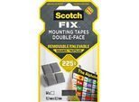 Scotch FIX™ REMOVABLE SQUARES doppelseitige Klebepads für max. 225,0 g 12,7 x 12,7 mm, 64 St.