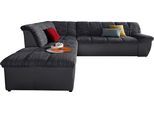 DOMO collection Ecksofa »Splash, aktuelle Sitz- und Rückensteppung, Materialmix, L-Form«, wahlweise mit Bettfunktion