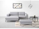 DOMO collection Ecksofa "Modica kompakt und elegant, Breite 244, L-Form" moderne Optik mit extrabreiter Recamiere, auch in Cord