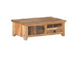 vidaXL Couchtisch 90x50x31 cm Recyceltes Massivholz