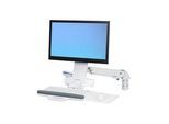 ergotron Monitor-Maus-Tastatur-Halterung StyleView 45-266-216 weiß für 1 Monitor, 1 Tastatur, 1 Maus, 1 Scanner, Wandhalterung