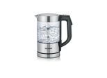 SEVERIN Wasserkocher WK 3458 - brushed stainless steel/glass - Gebürstetes Rostfreies Stahl/Glas - 1100 W