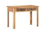 vidaXL Schreibtisch 110x50x75 cm Recyceltes Massivholz