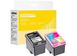 Schäfer Shop Select Tinten-Multipack ersetzt HP 302XL (F6U68AE, F6U67AE), schwarz, color
