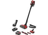 BOSCH Akku-Stielstaubsauger "Unlimited 8 Gen2 ProAnimal BCS8224PET, für Tierhaare, Hygiene-Filter", bunt (rot, silberfarben), B:21,1cm H:127,7cm T:25,2cm, Akkusauger, 10 J. Motorgarantie, 2 Akkus - bis 130 min Laufzeit, Schnellladen, rot, Akkusauger Staubsauger