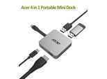 Acer Multi-Port Adapter USB Type-C 4 in 1 | Silber